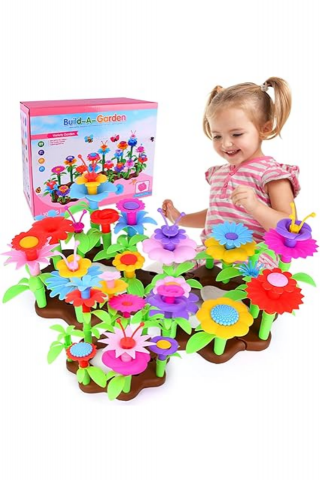 Jucării & Jocuri - Jucarie gradina de flori, 104 piese, multicolor, Kramow
