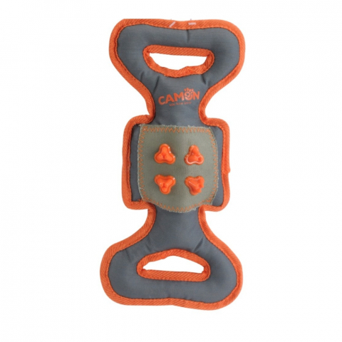 Pet shop - Jucarie Rezistenta pentru Caini, 30 cm – Cu 2 Manere Laterale, pentru Ros Intens si Curatare Dentara, Ideala pentru Joaca Activa