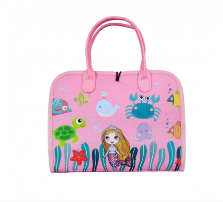 Copii & Bebe - Jucarie senzoriala tip valiza, Material textil, 1 an+, Multicolor, A9F9