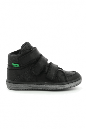 Îmbrăcăminte & Încălțăminte - Kickers kids, Ghete Lohan 739362-10 Noir Brullant 81, 21 EU