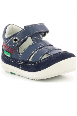 Kickers pantofi decupati cu scai, Kits Marine, Bleumarin, 20 EU [1]