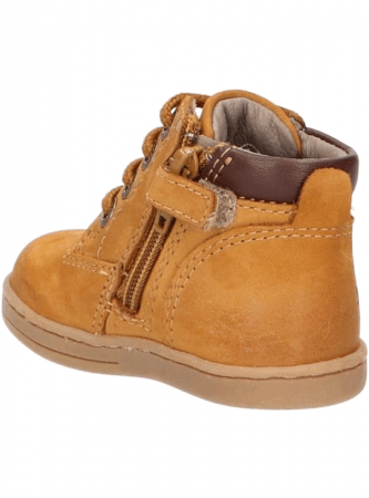 Kickers Tackland, Ghete de piele nabuc, Maro, 22 EU [2]