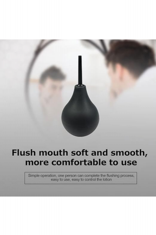 Kit curatare colon, set 2 pompe pentru Barbati si Femei, 160ml, Duza Fină, Reutilizabilă, Silicon, negru [4]