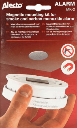 Electronice - Kit de montare magnetică pentru detectoare de fum, Alecto MK-2