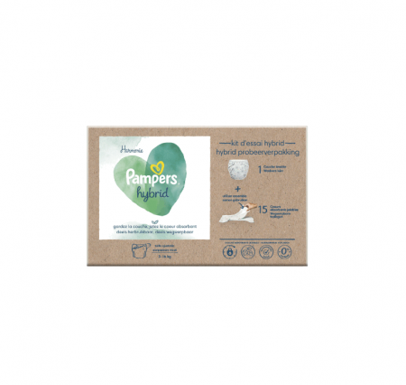 Kit Pampers hybrid Harmonie, 3-16 kg, 1 scutec lavabil + 15 tampoane absorbante de unica folosinta [1]