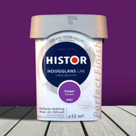 Lac colorat, Histor, pe baza de terebentina, violet-6983, 750 ml [1]
