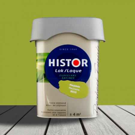 Lac colorat mat, Histor, pe baza de terebentina, Interior si exterior,verde-6915, 250 ml [1]