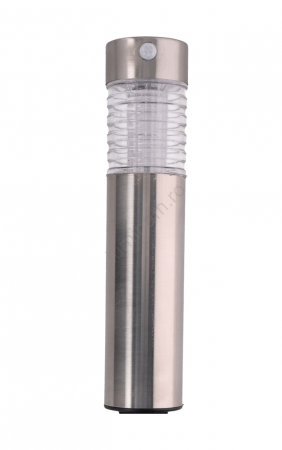 Lămpi, Becuri & Aplice - Lampa solara cu senzor, Grundig, Metal, 600mAh, Crom mat