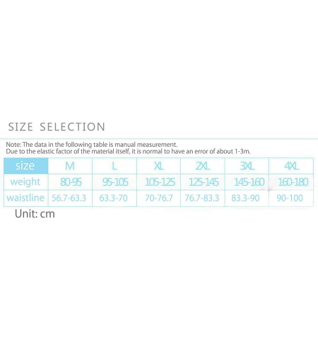 Lenjerie de corp modelatoare, control abdominal,GOTOLY, Negru, 3XL [5]