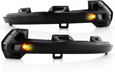 Lumină Dinamică de Semnalizare LIGHTDELUX, 2 Indicatoare Laterale pentru Oglindă, Stânga/Dreapta, pentru VW Passat B8 și Arteon, Negru, V-170640 [4]