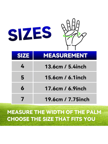 Manusi de Portar, WECDOIT, pentru Fotbal, Copii, Reglabile, Protectie multipla degete, Palma Anti - Alunecare, Rezistente la uzura, marime 4, Albastru [1]