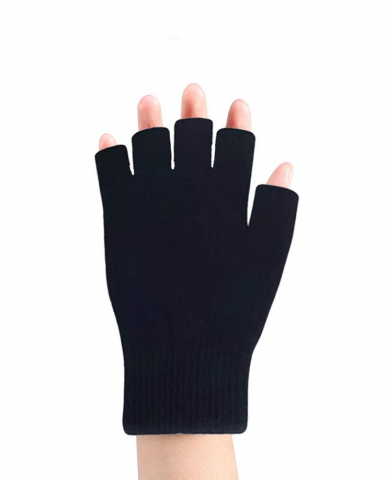 Mănuși Unisex pentru Femei și Bărbați, Încălzite USB, pentru Iarnă, pentru Laptop, Lavabile, Negre [2]
