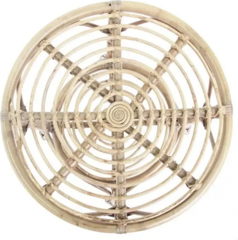 Masa de cafea rotunda din ratan, diametru 54,5 cm, inaltime de 54 cm [5]