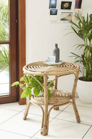 Masa de cafea rotunda din ratan, diametru 54,5 cm, inaltime de 54 cm [4]