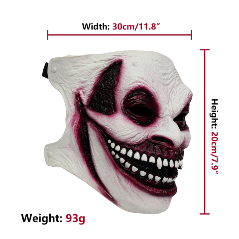 Masca horror latex adult full face cu prindere elastica pentru Halloween cosplay [2]
