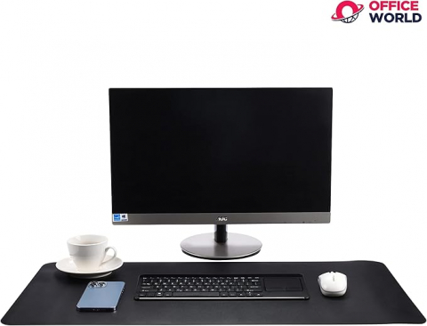 IT, PC & Periferice - Mouse Pad și Protecție Birou OfficeWorld Range, Piele Ecologică & Plută, 80 x 40 cm, Față Dublă