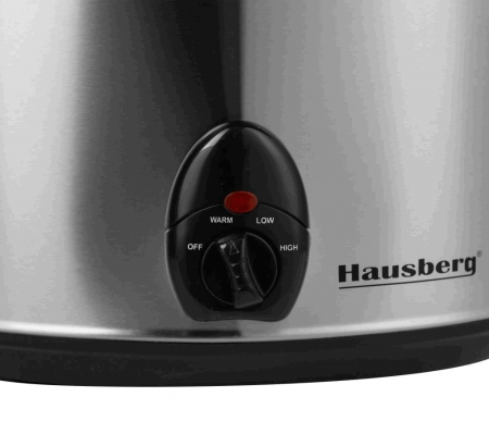 Oala electrica cu capac sticla termorezistenta, Hausberg HB 1300, 3.5 L, 200 w [1]