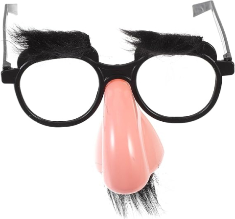Costume Carnaval - ochelari-deghizare-halloween-nas-mare-mustata-falsa