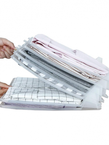 Casă, Grădină & Bricolaj - Organizator pentru dulap, Organicer,  Set de 10, alb