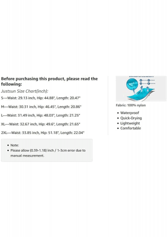 Pantaloni scurti de baie pentru barbati, JustSun, cu snur si buzunare, uscare rapida, pentru inot, plaja si sport, Bleumarin, marime M, GP3B [4]