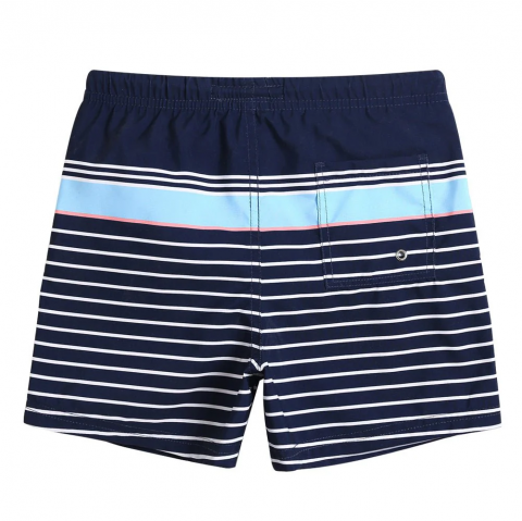 Pantaloni scurți de baie pentru bărbați, uscare rapidă, cu buzunare, MaaMgic, bleumarin, model cu dungi, marime 2XL [1]