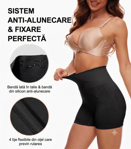 pantaloni-scurti-modelatori-talie-inalta-fara-cusaturi-negru-push-up [1]