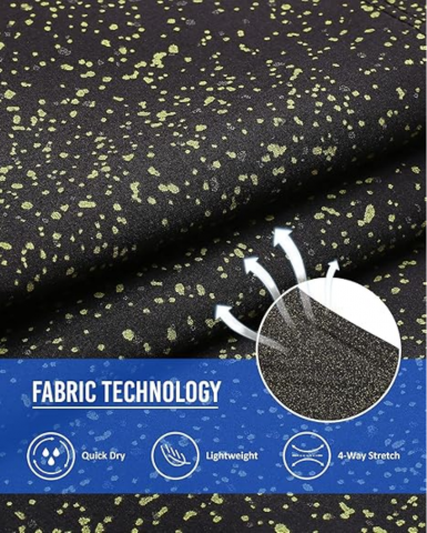 Pantaloni scurti pentru barbati, ideali pentru alergare, antrenamente si activitati de zi cu zi, 15 cm, usori, cu uscare rapida si buzunar cu fermoar, MaaMgic, negru, marime S [4]