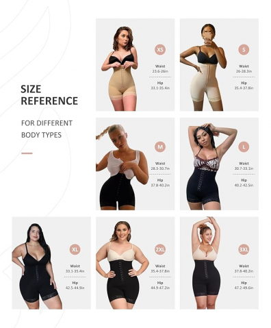 Pantaloni scurti si body modelator pentru Femei, FeelinGirl, Controlul Burții, Ridicător de Fund, Subțierea Coapselor, Talie Înaltă [6]