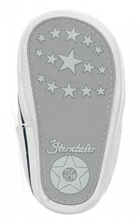 Pantofi bebelusi, Sterntaler, Material textil, Gri, model rechin, 21-22, 18-24 luni [1]