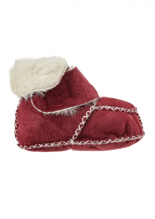 Pantofi de iarna din lana de oaie pentru bebeluși, Playshoes, Bordeaux, 16/17 [2]
