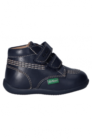 Îmbrăcăminte & Încălțăminte - Pantofi din piele pentru bebeluși,Kickers Billy Velk-2, Bleumarin, 19 EU