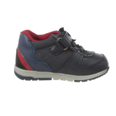 Îmbrăcăminte & Încălțăminte - Pantofi sport copii, Chicco, piele si textil, bleumarin, marime 18