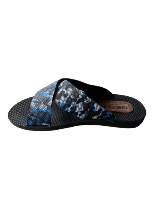 Încălțăminte Bărbați - Papuci barbati, Gezer, camuflaj albastru, marime 41