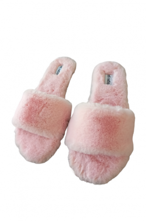 Papuci cu blana, Not Rated, Roz, marime 40,5 [2]