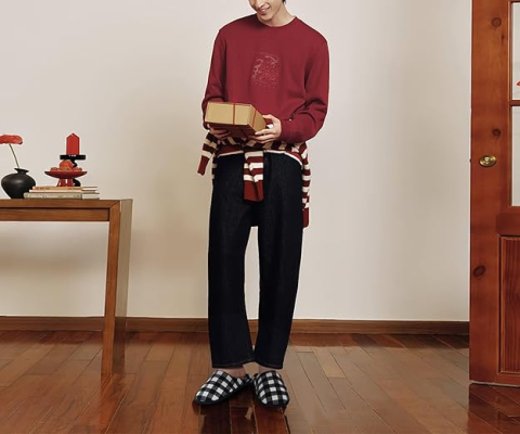 papuci-casa-barbati-oncai-memory-foam-negru-alb [5]