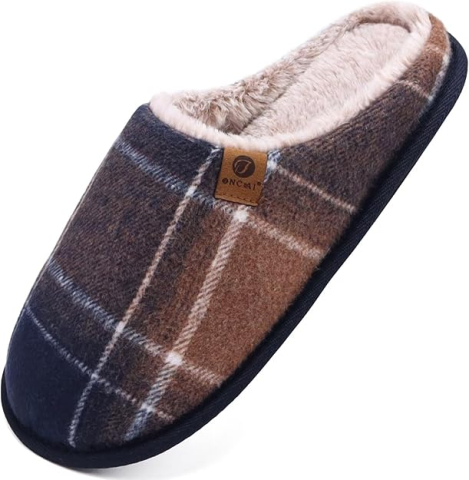 Bărbați - papuci-casa-barbati-ortopedici-maro-albastru-suport-arcada-oncai