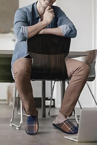 papuci-casa-barbati-ortopedici-maro-albastru-suport-arcada-oncai [4]