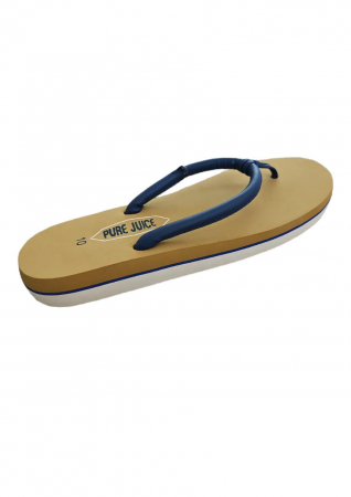 Încălțăminte Femei - Papuci flip-flop Pure Jucie , Maro - Albastru, marime 42-43