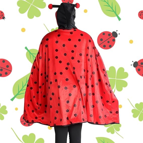 pelerina-buburuza-adulti-100cm-poliester-gluga-antene-rosu-negru-carnaval [3]