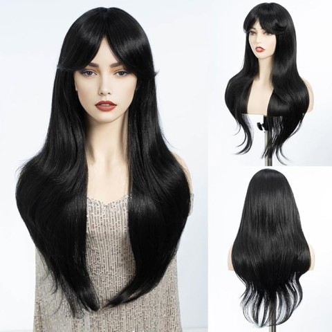 Femei - peruca-lunga-cu-breton-66cm-sintetica-rezistenta-la-caldura