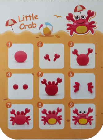 Plastilina MikaTale, MyClay MK618gcrab, 30g [1]