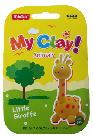 Rechizite, Birotică & Papetărie - Plastilina MikaTale, MyClay MK618giraffe, 30g