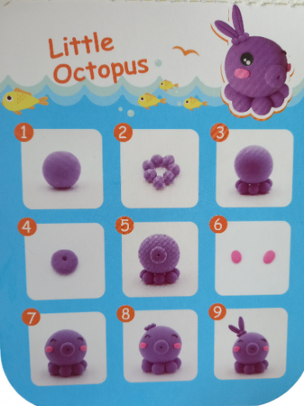 Plastilina MikaTale, MyClay MK618octopus, 30g [1]