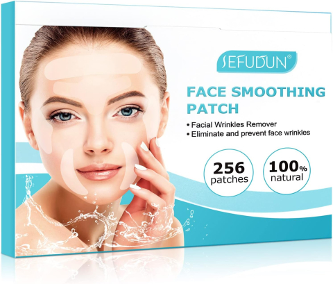 Plasturi faciali anti rid 256 bucati pentru frunte ochi si gura netezire piele [5]