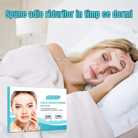 Plasturi faciali anti rid 256 bucati pentru frunte ochi si gura netezire piele [2]