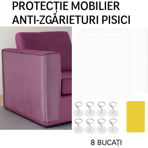 Protectie-mobilier-anti-zgârieturi-pisici-transparent-8-bucati-30x40cm [2]