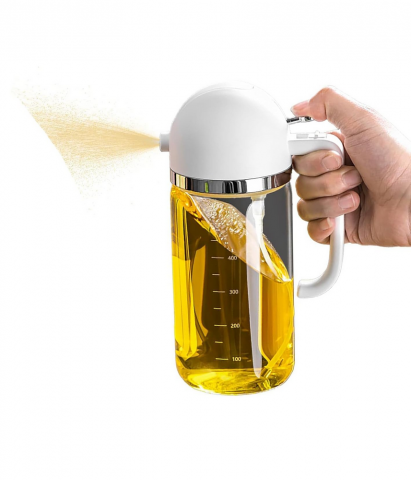 Casă, Grădină & Bricolaj - Pulverizator pentru Ulei sau alte lichide 2 in 1, Multifunctional, Control precis al uleiului, Capacitatea 500 ml