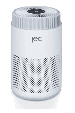 Purificator aer JEC KJ100G-J107 100 m3/h 20 W Ionizator Lampa UV Senzor de praf HEPA Alb