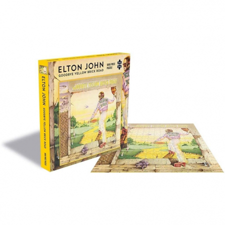 Jucării & Jocuri - Puzzle Elton John - Goodbye Yellow Brick Road, Rock Saws, Carton, 57 x 57 cm, 1000 piese
