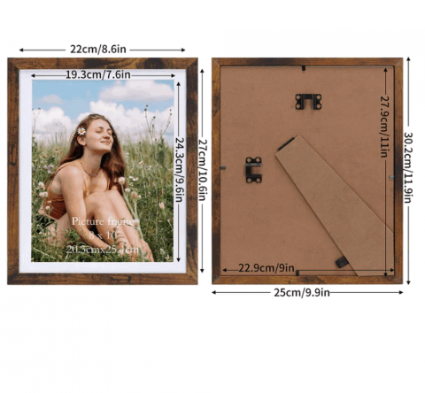 Casă, Grădină & Bricolaj - Ramă Foto Vasemouh Maro pentru Poze 20x25cm cu Passe-Partout sau 23x28cm Fără Passe-Partout, Expunere pe Perete sau Masă